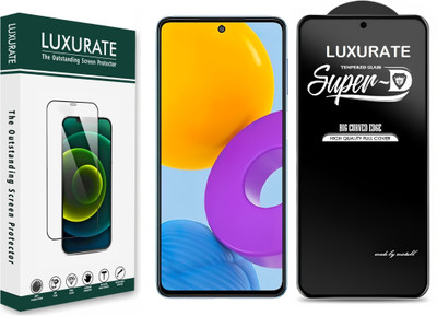 LUXURATE Tempered Glass Guard for POCO C55(Pack of 1)