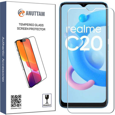HQ Protection Tempered Glass Guard for Realme C20(Pack of 1)