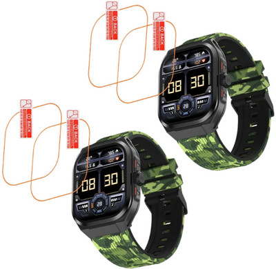 MUTAALI Tempered Glass Guard for Noise Colorfit Thrill smart watch(Pack of 4)