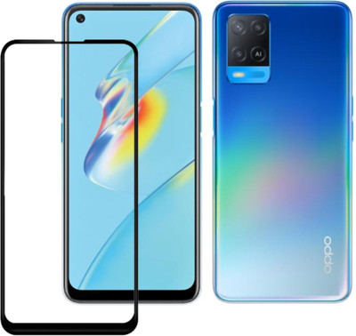 Caseworm Tempered Glass Guard for Oppo A54 4G edge to edge screen guard(Pack of 1)