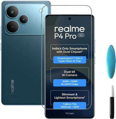 Flipkart SmartBuy Tempered Glass Guard for realme P4 Pro 5G(Pack of 1)