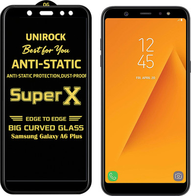 Unirock Tempered Glass Guard for Samsung Galaxy A6 Plus(Pack of 1)