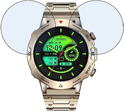 DB Tempered Glass Guard for FIRE- BOLTT GRENADE SMART WATCH (PACK OF 2)(Pack of 2)