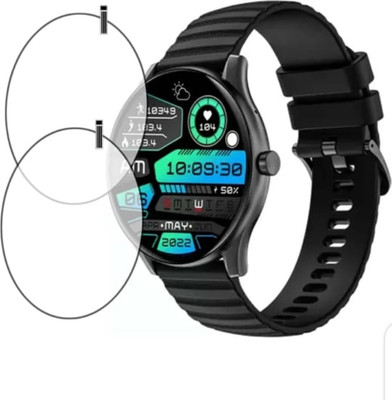 KHWABEEDA Tempered Glass Guard for GIZMORE GIZFIT CURVE (R) SMART WATCH TEMPERED GLASS (PACK OF 2)(Pack of 2)