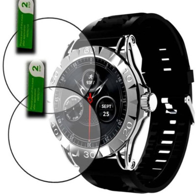 AHWAVEEDA Tempered Glass Guard for BOAT ENIGMA ORION LUXURY SMART WATCH TEMPERED GLASS (PACK OF 2)(Pack of 2)