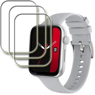 MUTAALI Tempered Glass Guard for Fire Boltt Nucleus smart watch(Pack of 3)