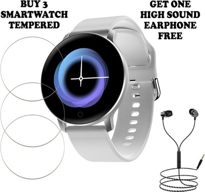 SOMTONE Tempered Glass Guard for X9 Smart Watch PACK-3 BUY AND GET ONE EARPHONE FREE(Pack of 3)