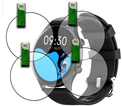 DOWRVIN Tempered Glass Guard for FIRE - BOLTT LEGEND SMART WATCH TEMPERED GLASS (PACK OF 4)(Pack of 4)