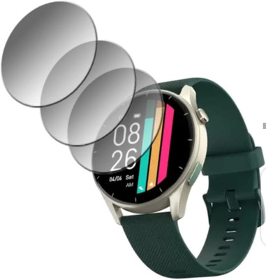 KHWABEEDA Tempered Glass Guard for NOISEFIT CREW SMART WATCH TEMPERED GLASS (PACK OF 3)(Pack of 3)