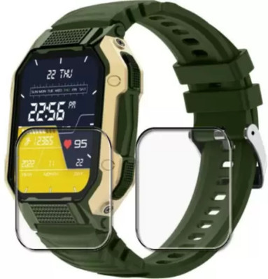ICROMECK Tempered Glass Guard for Fire-Boltt Shark SMARTWATCH(Pack of 2)