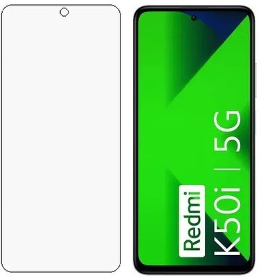 ECMERED Tempered Glass Guard for Redmi K50i, Redmi K50i 5G Matte(Pack of 1)