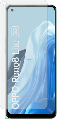 Fasheen Tempered Glass Guard for OPPO RENO8 LITE 5G CPH2343 Flexible Matte(Pack of 1)