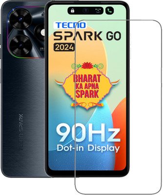 INFINITYWORLD Tempered Glass Guard for Tecno Spark Go 2024(Pack of 1)