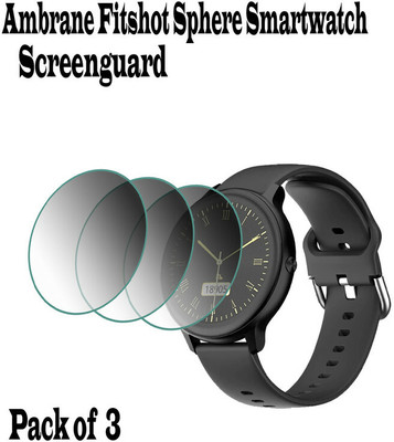 EZGER Tempered Glass Guard for ambrane fitshot sphere(Pack of 3)