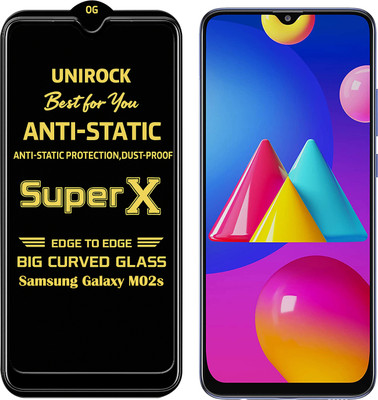 Unirock Tempered Glass Guard for Samsung Galaxy M02s(Pack of 1)
