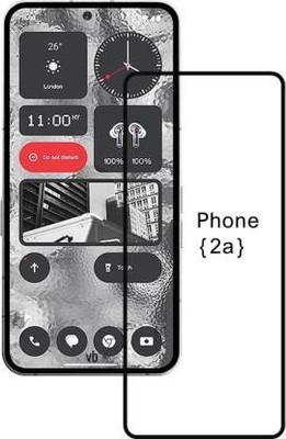 BRENZZ Tempered Glass Guard for Nothing Phone (2a), Nothing Phone 2a(Pack of 1)