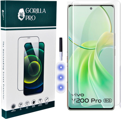GORILLA PRO Tempered Glass Guard for Vivo Y200 Pro 5G(Pack of 1)
