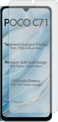 Fasheen Tempered Glass Guard for Xiaomi Poco C71 (AntiGlare Matte)(Pack of 1)