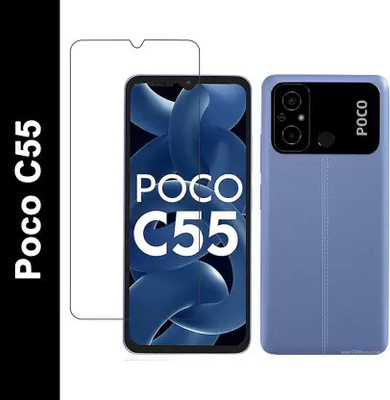 KOKO Tempered Glass Guard for Poco C55(Pack of 1)
