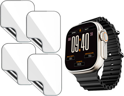 MUTAALI Tempered Glass Guard for boAt Wave Genesis Pro Smartwatch(Pack of 4)