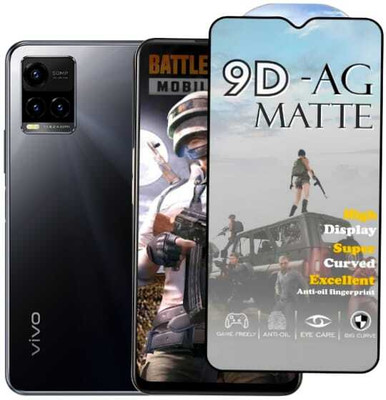 FAIYER BEAT Tempered Glass Guard for Premium matte Tempered Glass For vivo Y33s (matte finish,Pack Of 1) Advanced gaming matte Full Screen Coverage Screen Protector for vivo Y33s(Pack of 1)