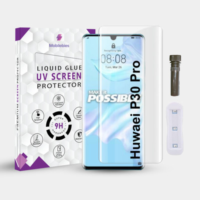 Mobilebies Tempered Glass Guard for Huawei P30 Pro Advanced HD+ UV Tempered Glass Screen Protector(Pack of 1) Mobilebies Tempered Glass Guard for Huawei P30 Pro Advanced HD+ UV Tempered Glass Screen Protector(Pack of 1)