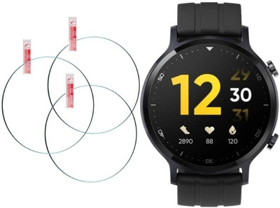 DOWRVIN Tempered Glass Guard for Realme watch S smart watch tempered glass(Pack of 3)
