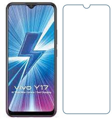 Fit size Edge To Edge Tempered Glass for Tempered glass fiber plastic vivo Y17(Pack of 1)