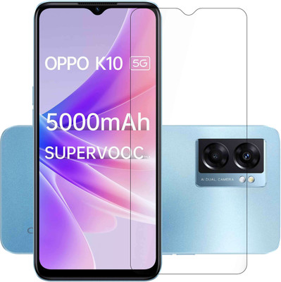 HQ Protection Tempered Glass Guard for Oppo K10 5G, K10 5G, Oppo A77, Oppo A57(Pack of 1)