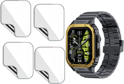 MUTAALI Tempered Glass Guard for Fire boltt Maverick Smartwatch(Pack of 4)