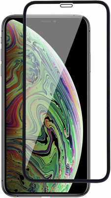Qtech Edge To Edge Tempered Glass for Apple iPhone XS(Pack of 1)