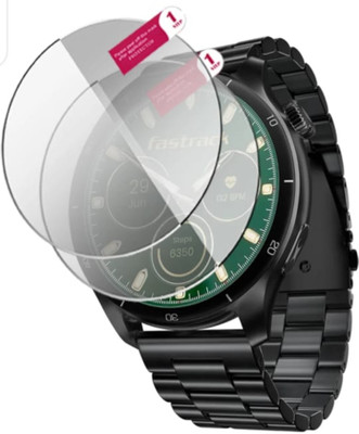 AHWAVEEDA Tempered Glass Guard for FASTRACK DEZIRE FX1 PRO SMART WATCH TEMPERED GLASS (PACK OF 2)(Pack of 2)