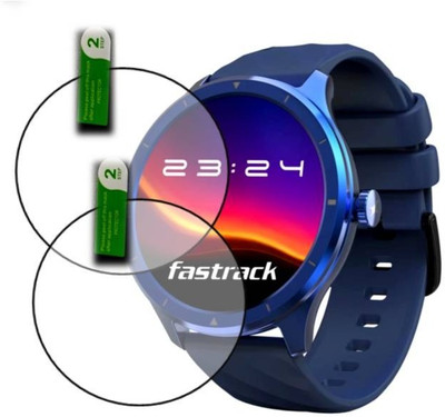 ZIDZEE Tempered Glass Guard for FASTRACK REVOLTT FR2 SMART WATCH TEMPERED GLASS (P-2)(Pack of 2)