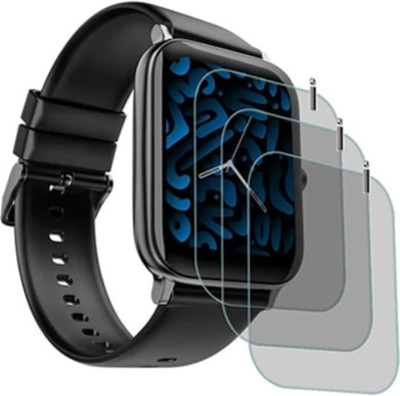 DOWRVIN Tempered Glass Guard for Boat Strom pro call smartwatch tempered glass ( pack of 3)(Pack of 3)