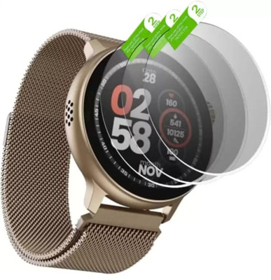 KHWABEEDA Tempered Glass Guard for BOAT LUNAR TIGON SMART WATCH (PACK OF 3)(Pack of 3)