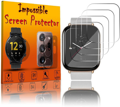 FCS Edge To Edge Screen Guard for Amazfit Zepp E Square(Pack of 5)