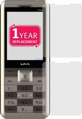 Fasheen Tempered Glass Guard for LAVA 34 PLUS (AntiGlare Matte)(Pack of 1)