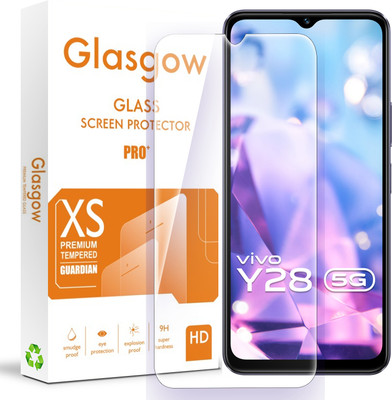 Glasgow Tempered Glass Guard for Vivo Y28 5G, Vivo Y28s, Vivo Y28e(Pack of 1)