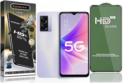 FAIYER BEAT Tempered Glass Guard for Premium high definition Tempered Glass For OPPO A57 5G (high definition finish,Pack Of 1) Advanced gaming high definition Full Screen Coverage Screen Protector for OPPO A57 5G(Pack of 1)