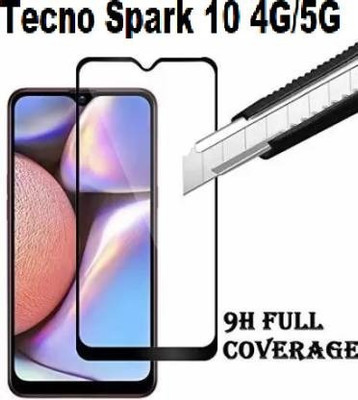BRENZZ Tempered Glass Guard for Tecno Spark 10, Tecno Spark 10 4G, Tecno Spark 10 5G(Pack of 1)