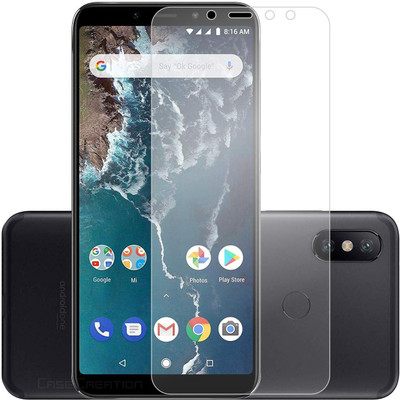 HIE POWER Tempered Glass Guard for Xiaomi Mi A2 2018- 9H Quality Transparent Glass(Pack of 1)