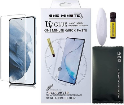 Dnvi Tempered Glass Guard for GOOGLE PIXEL 6PRO SCREEN PROTECTOR ( Edge To Edge, FULL CURVED, UV GLUE, NANO LIQUID, PREREFECT-FIT,QUICK PASTE )(Pack of 1)