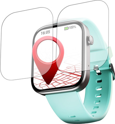 NLLYW Tempered Glass Guard for boAt Storm Call 3 Plus(Pack of 2)