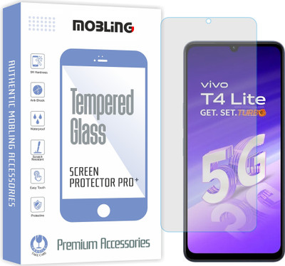 Mobling Tempered Glass Guard for Vivo T4 Lite 5G(Pack of 1)