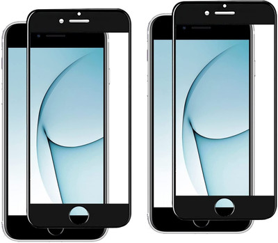 VOSKI Tempered Glass Guard for iPhone 6 HD Plus Super D Edge to Edge Tempered Glass(Pack of 2)