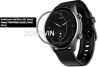 DOWRVIN Tempered Glass Guard for BOAT LUNAR CALL PLUS 1.43 SMART WATCH(Pack of 1)