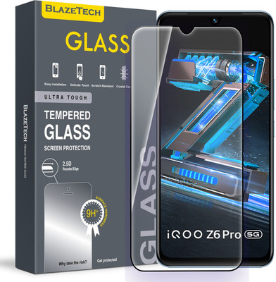 BlazeTech Tempered Glass Guard for IQOO Z6 Pro 5G(Pack of 1)