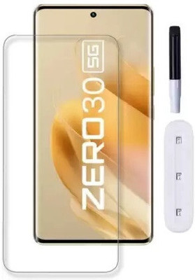 Caseline Tempered Glass Guard for Infinix Zero 30 5G(Pack of 1)