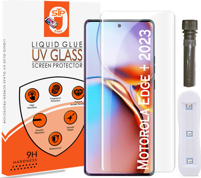 STP FEEL Tempered Glass Guard for Motorola Edge 40 Pro 5G, Moto Edge + (2023) Advanced High Quality UV Screen Protector(Pack of 1)