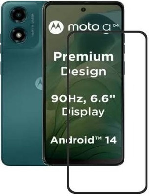 DSCASE Tempered Glass Guard for Moto G04 5G, Motorola G04 5G(Pack of 1)